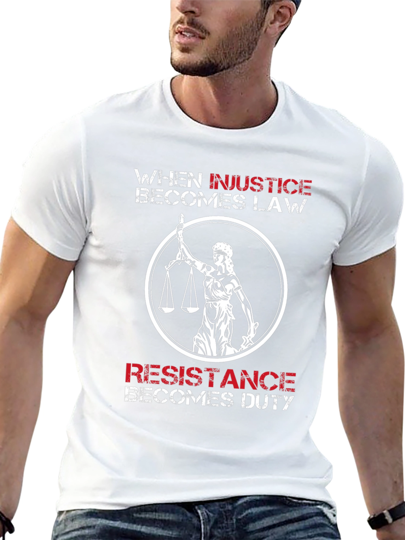 Injustice Becomes Law T-Shirt