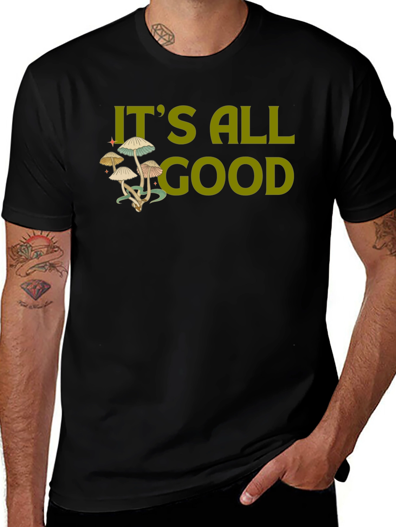 Its All Good Mushroom T-Shirt