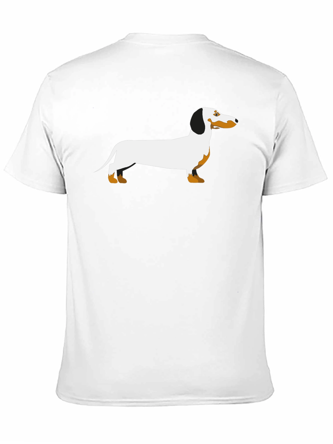 Dachshund Graphic T-Shirt - Black Cotton Blend