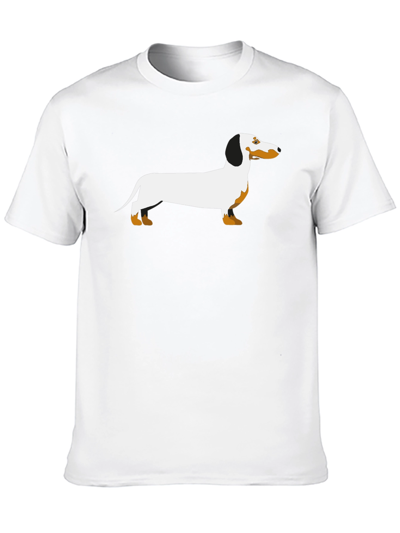 Dachshund Graphic T-Shirt - Black Cotton Blend