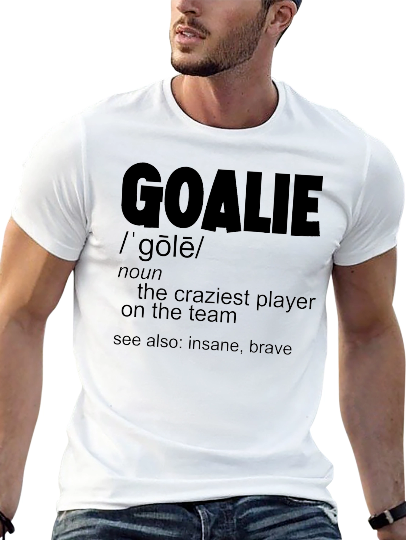 Goalie Definition T-Shirt - Hockey Player Apparel