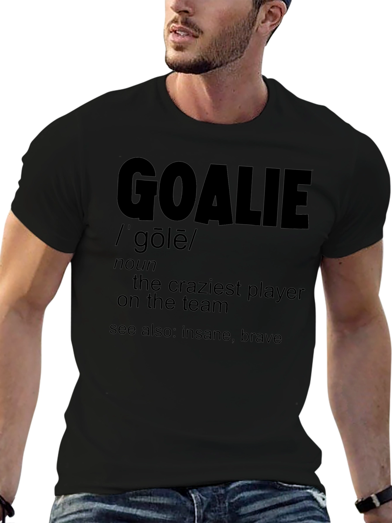 Goalie Definition T-Shirt - Hockey Player Apparel