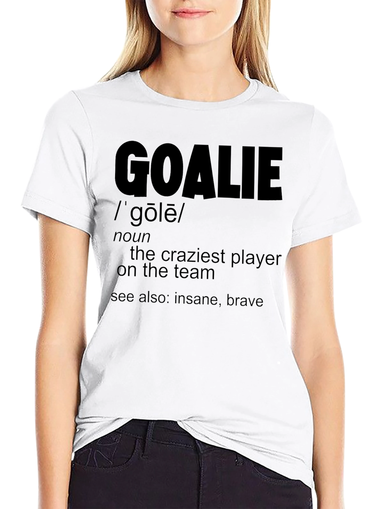 Goalie Definition T-Shirt - Hockey Player Apparel