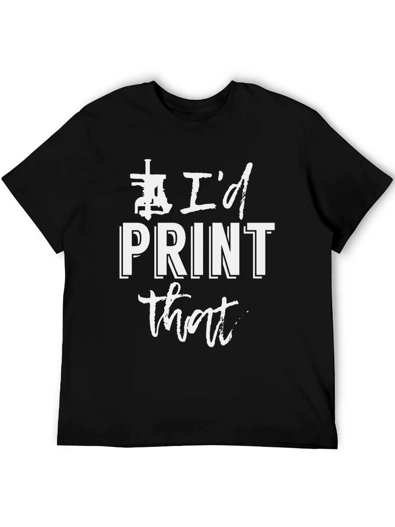 Id Print That T-Shirt Funny 3D Printing