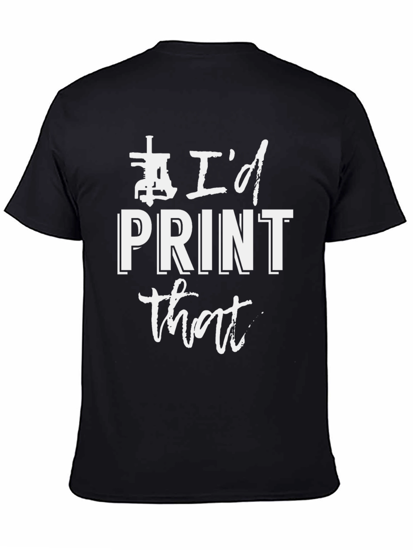 Id Print That T-Shirt Funny 3D Printing