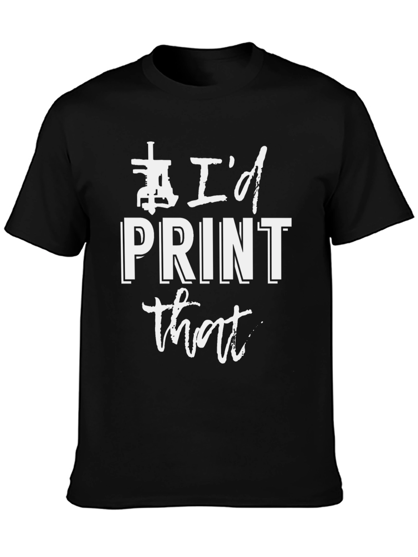 Id Print That T-Shirt Funny 3D Printing