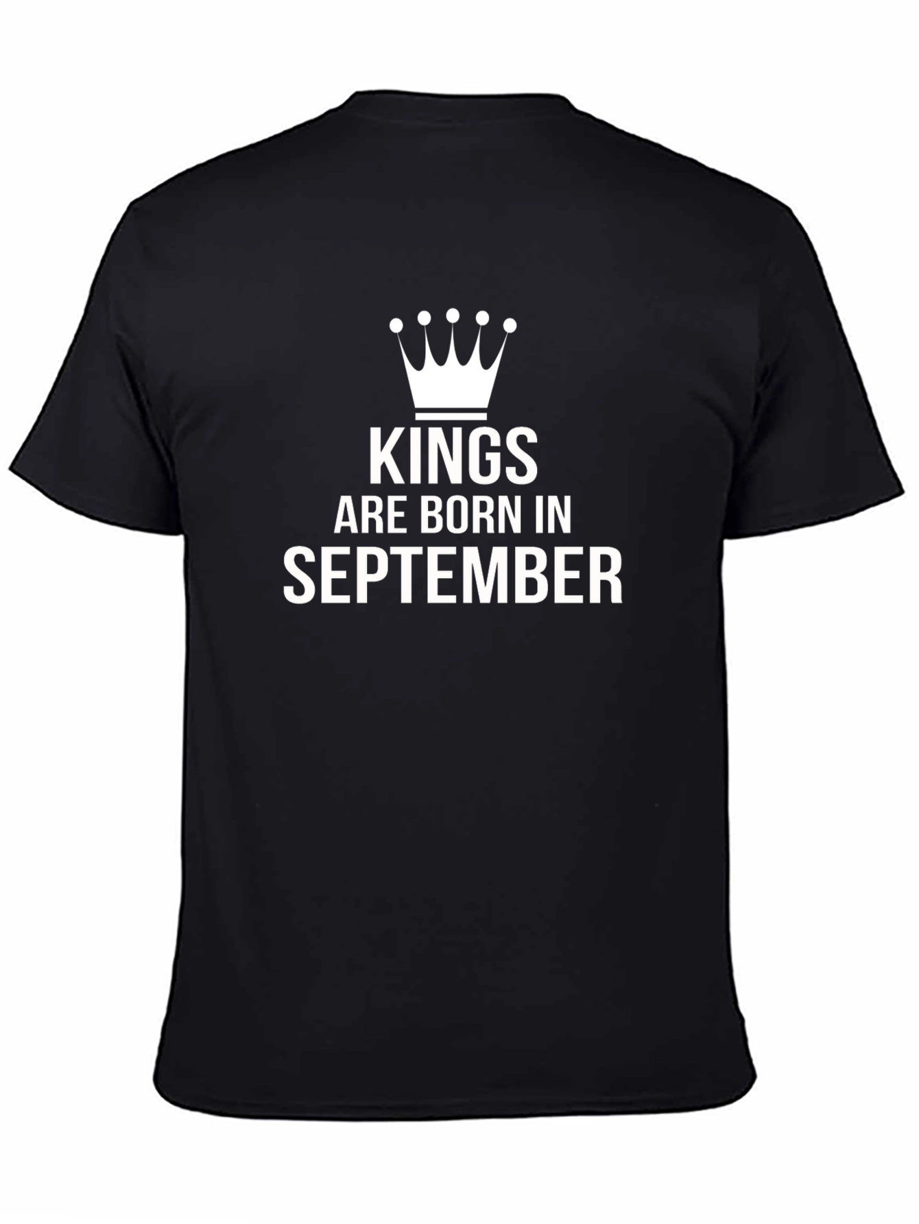 Kings Are Born in September Mens T-Shirt