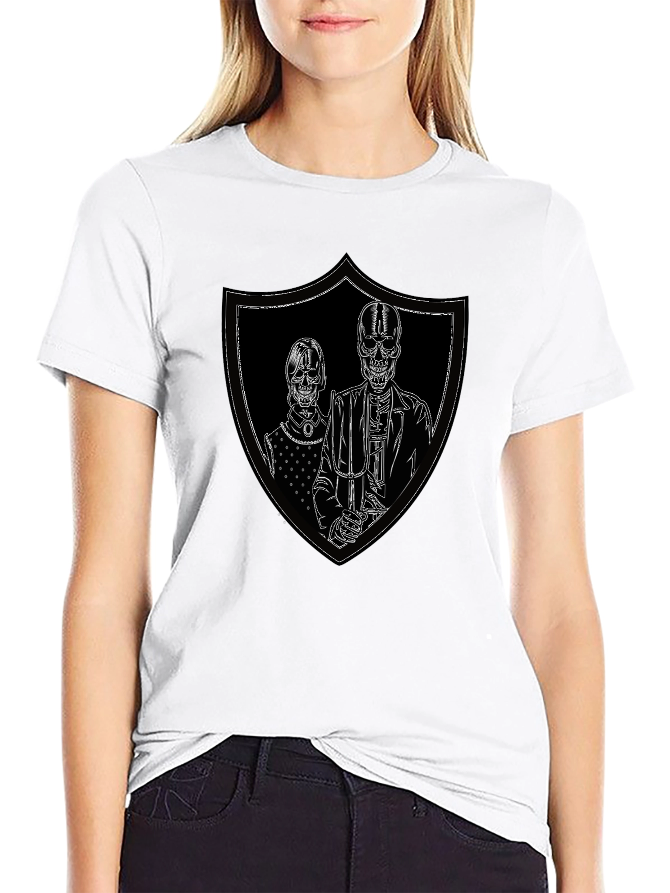 Skeleton Gothic Couple T-Shirt