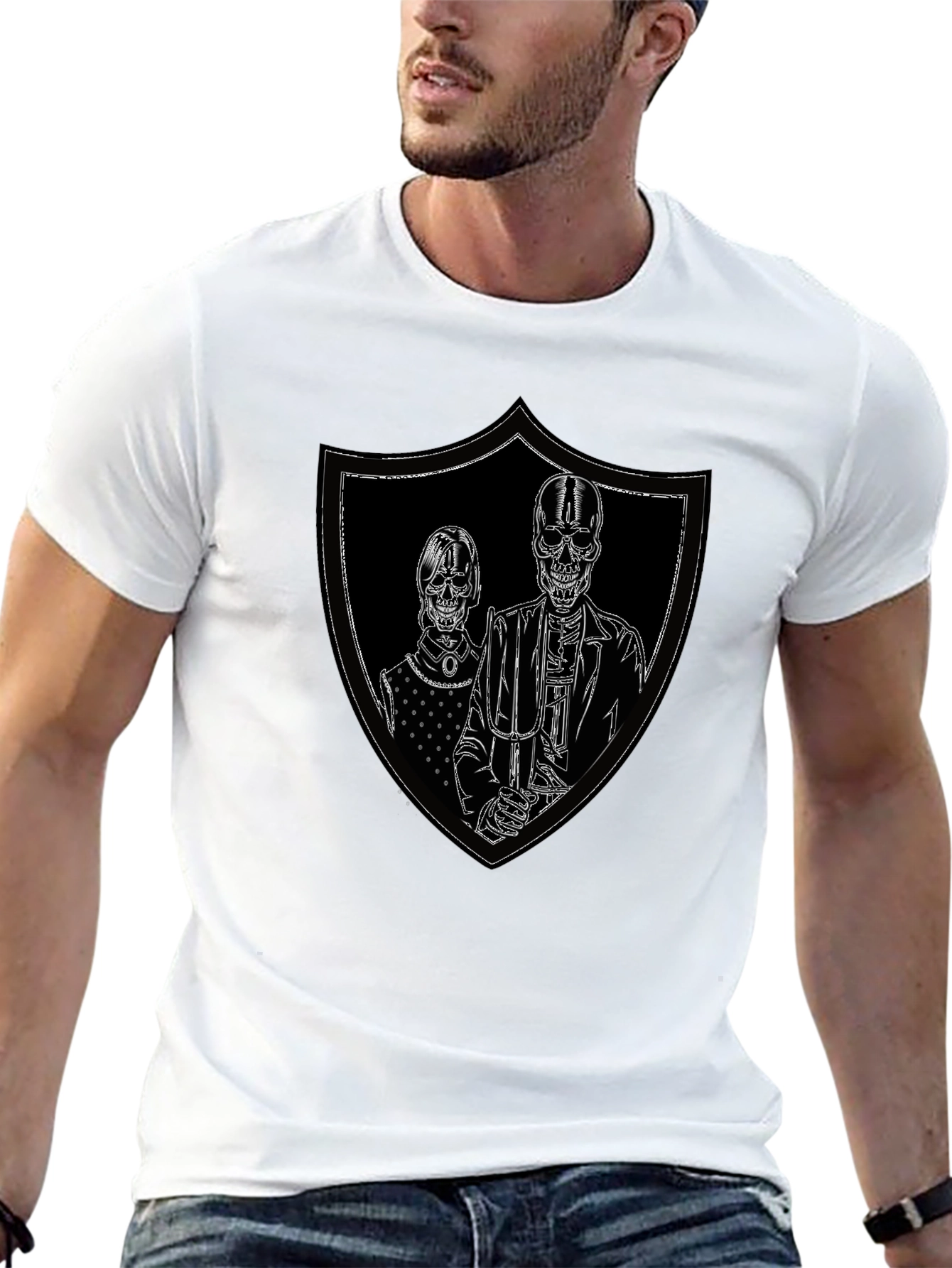 Skeleton Gothic Couple T-Shirt