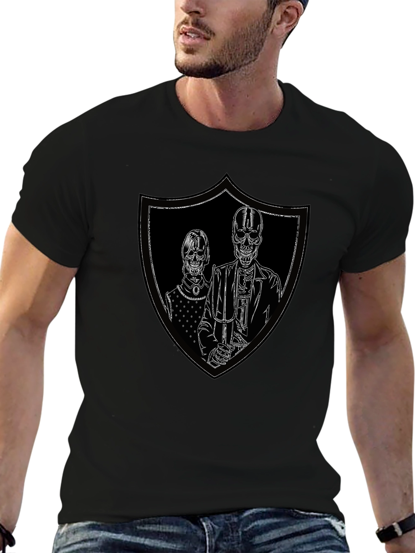 Skeleton Gothic Couple T-Shirt