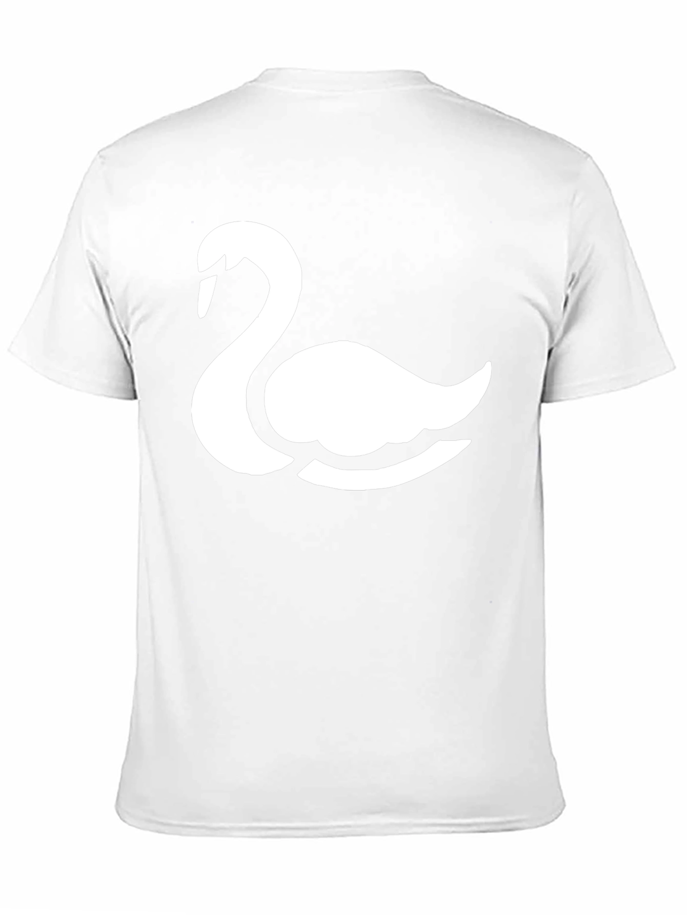 Swan Graphic Black T-Shirt - Stylish & Comfortable