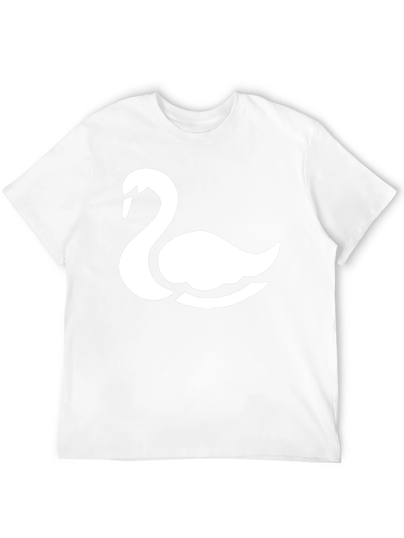 Swan Graphic Black T-Shirt - Stylish & Comfortable