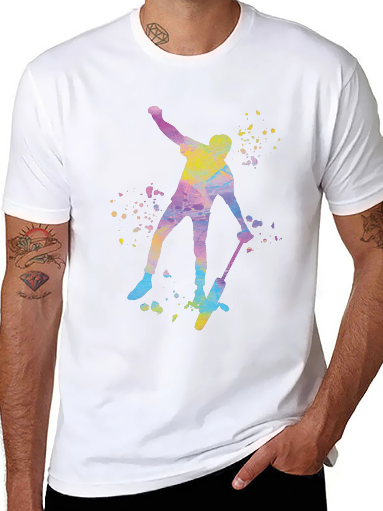 Watercolor Fencing T-Shirt