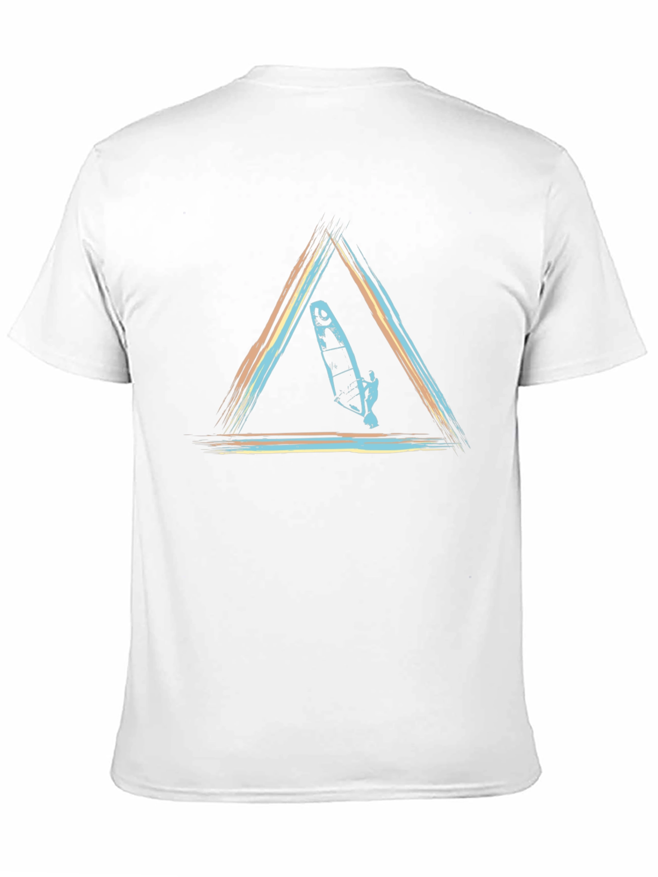 Windsurf Triangle Graphic T-Shirt - Black