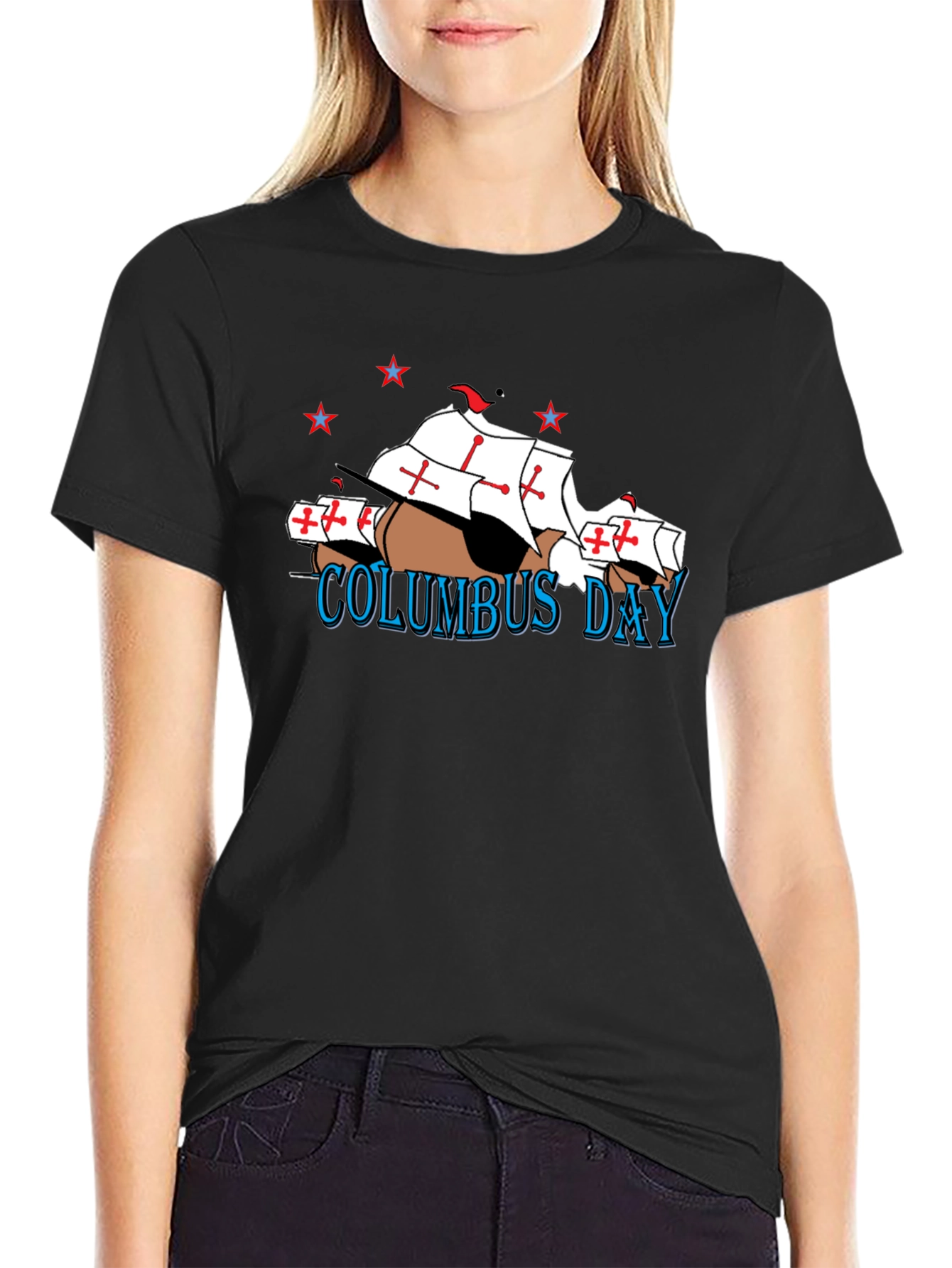 Columbus Day Graphic T-Shirt - Holiday Apparel