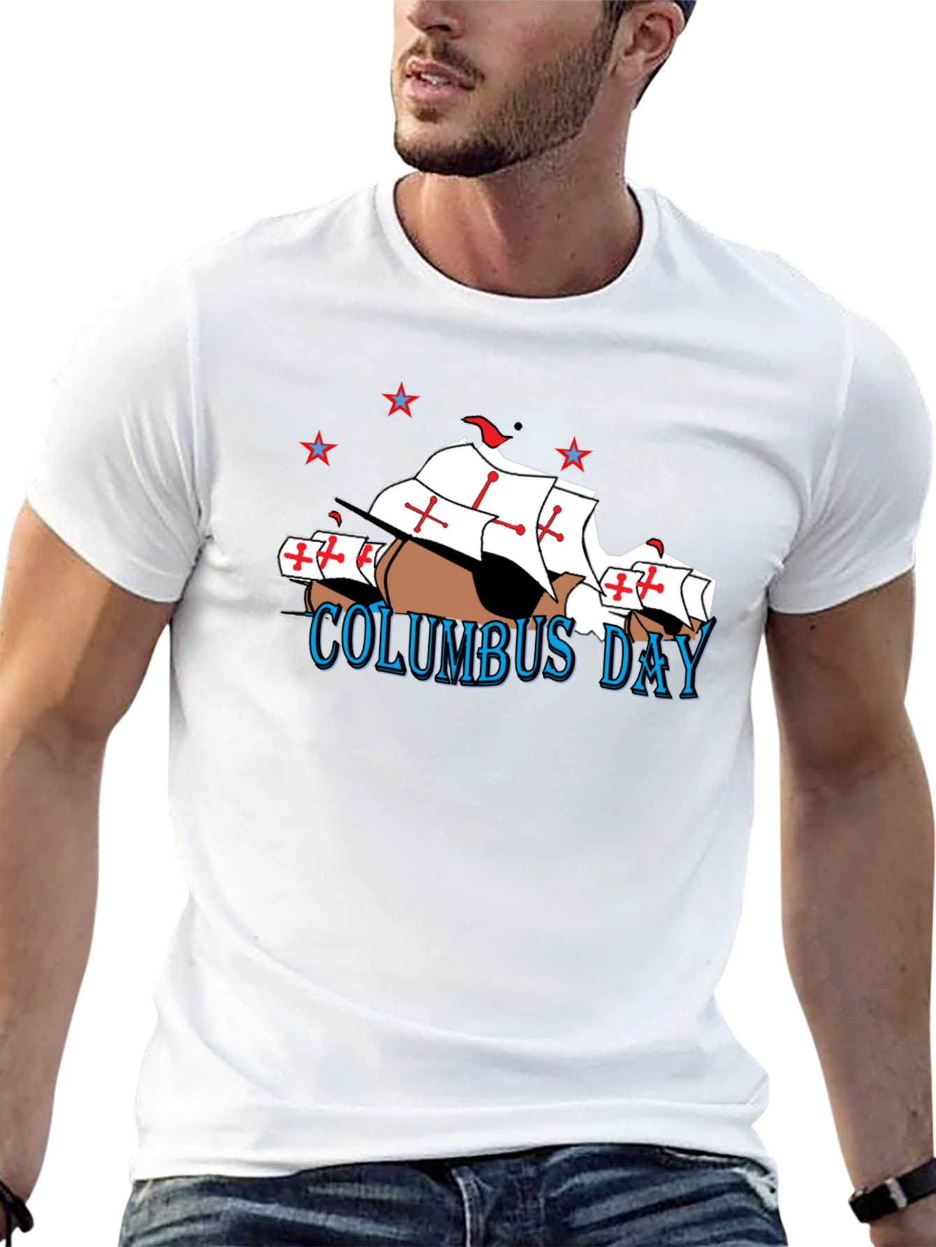 Columbus Day Graphic T-Shirt - Holiday Apparel