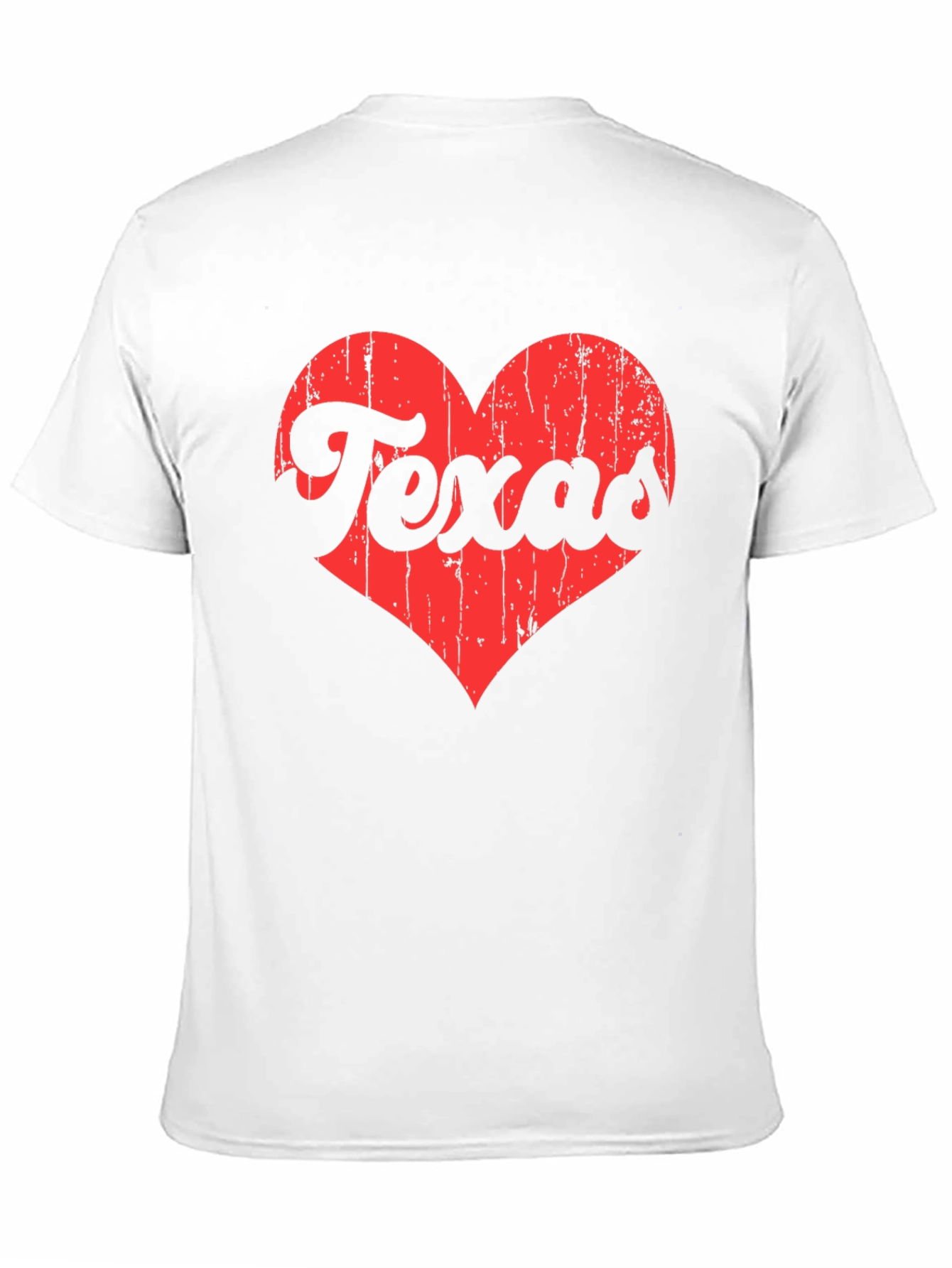 Texas Love Heart Graphic Tee - Black