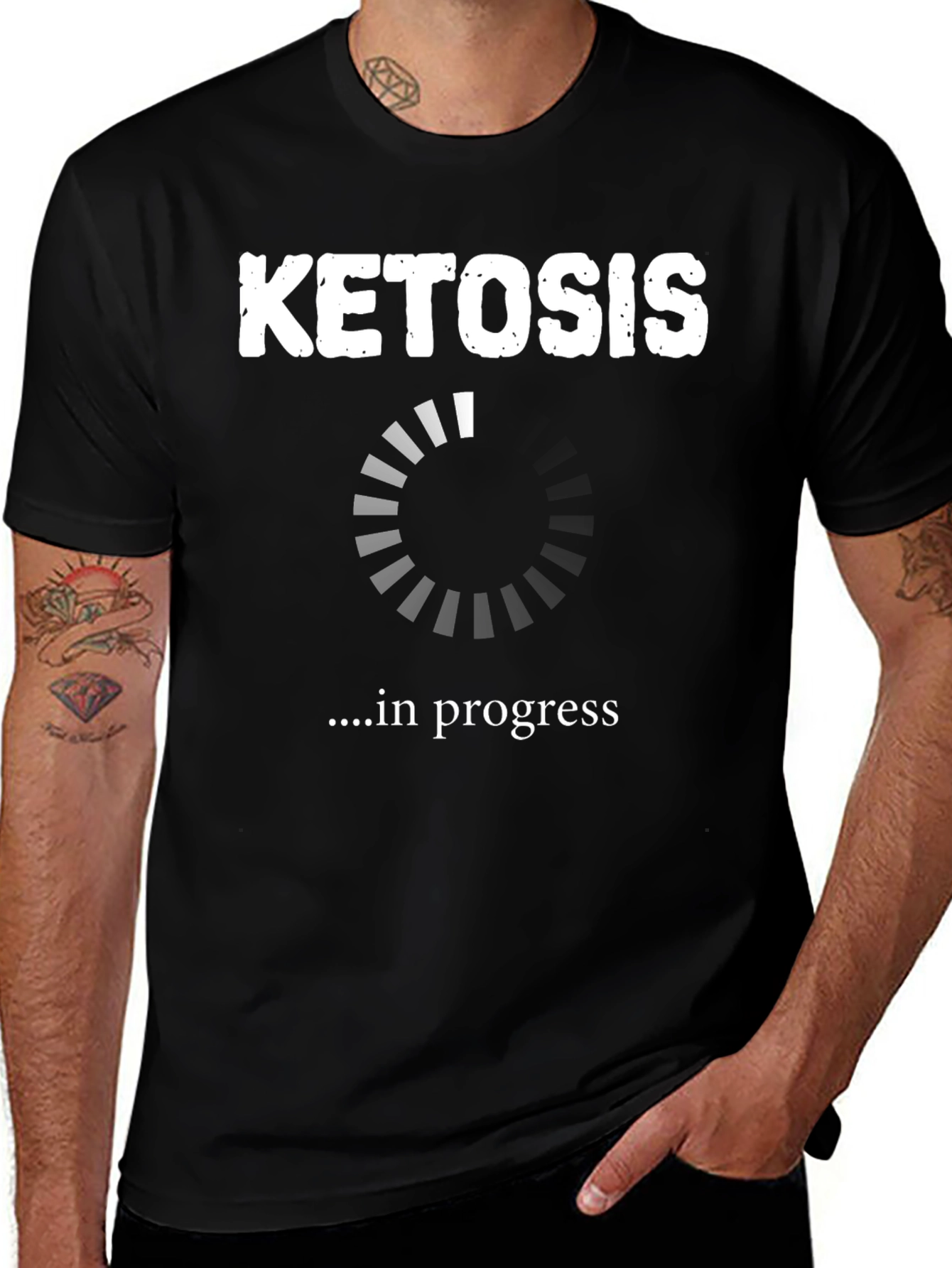 Ketosis in Progress T-Shirt - Funny Diet Tee