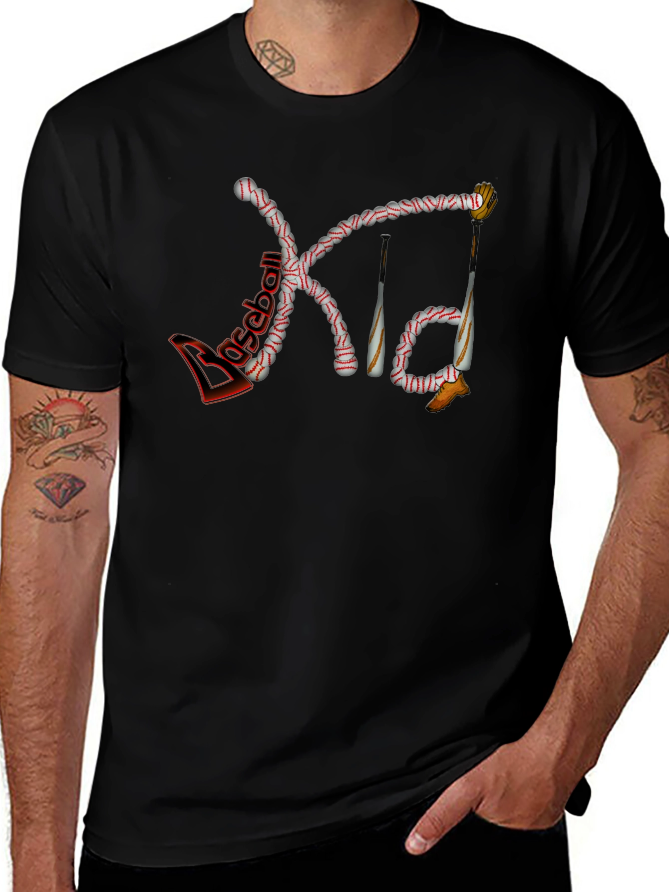 Baseball Kid Graphic Tee - Youth Sports Apparel