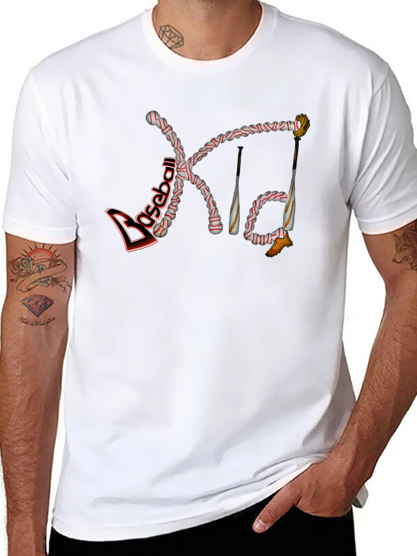 Baseball Kid Graphic Tee - Youth Sports Apparel
