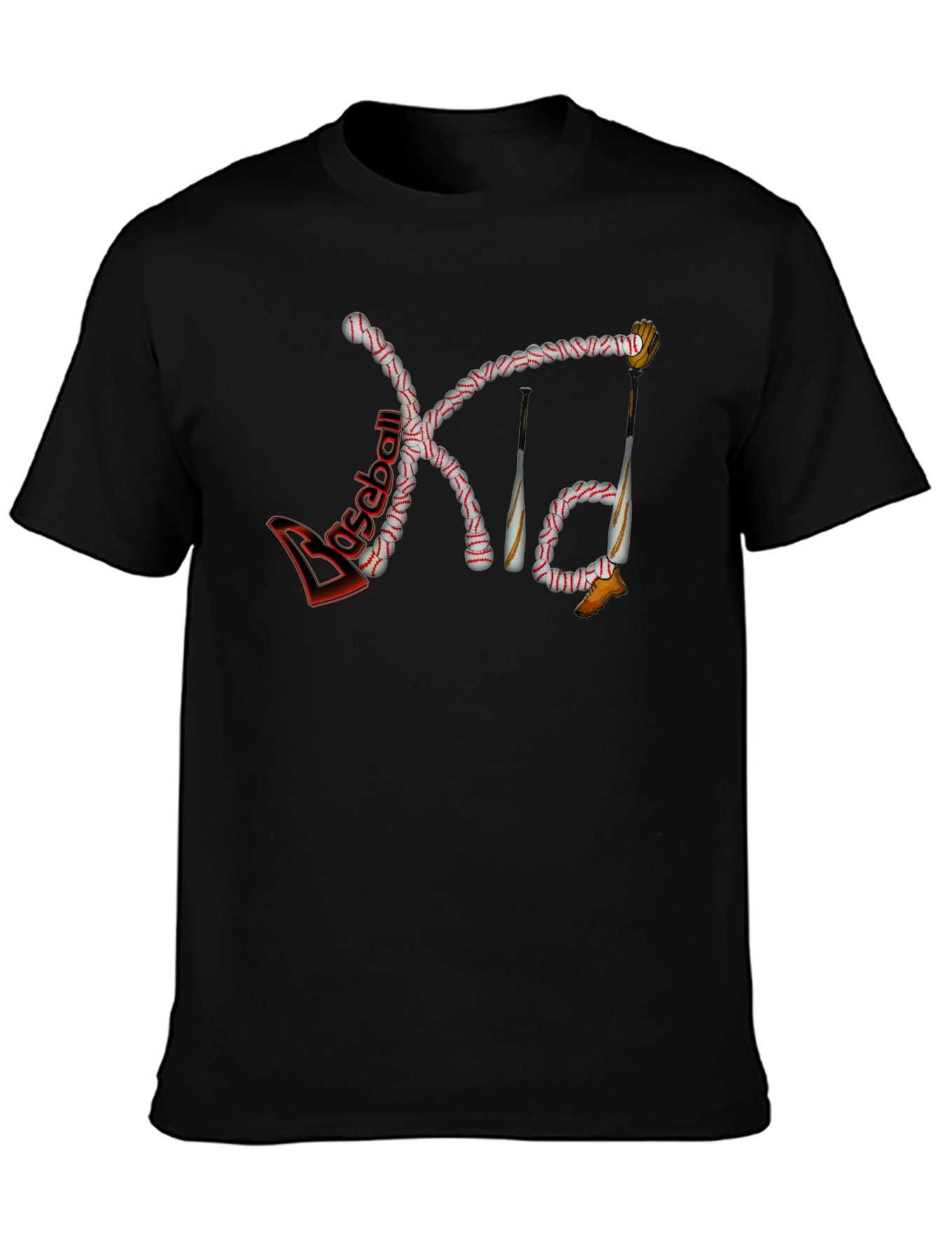 Baseball Kid Graphic Tee - Youth Sports Apparel