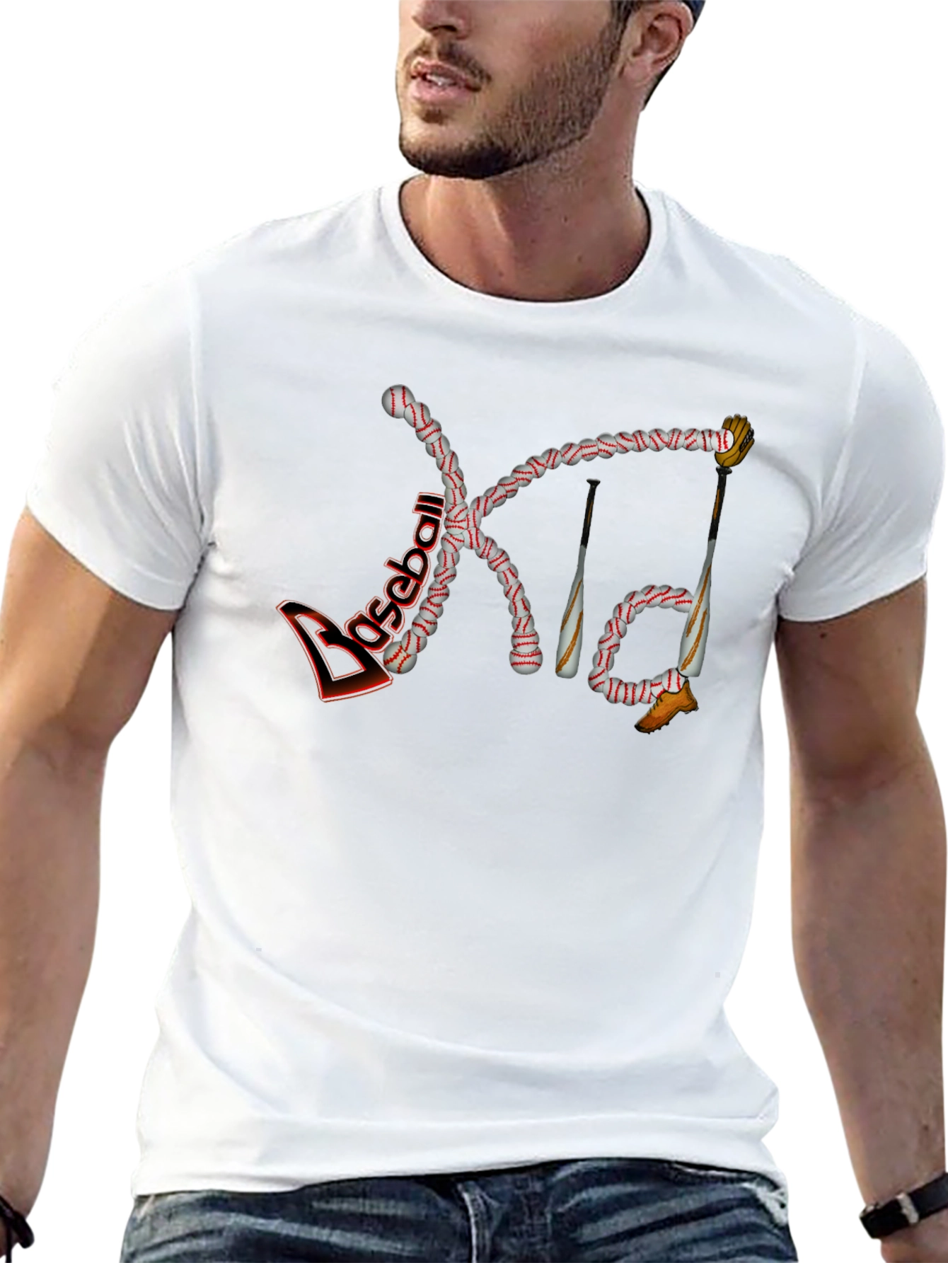 Baseball Kid Graphic Tee - Youth Sports Apparel