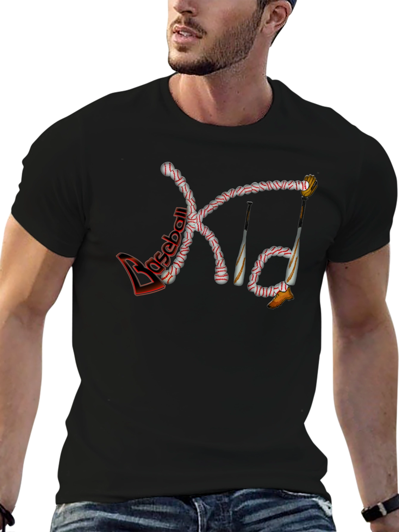 Baseball Kid Graphic Tee - Youth Sports Apparel
