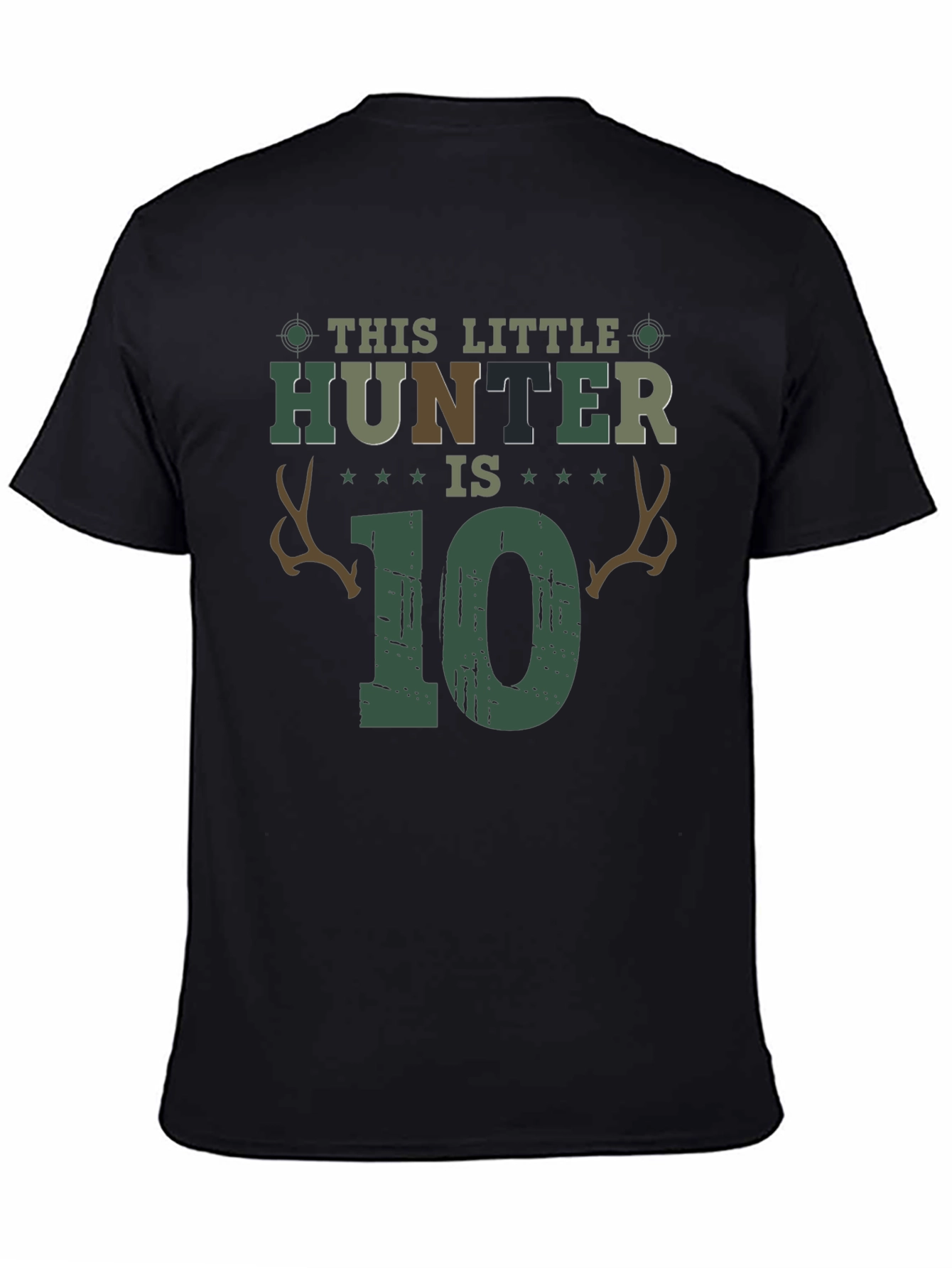 This Little Hunter is 10 Birthday T-Shirt