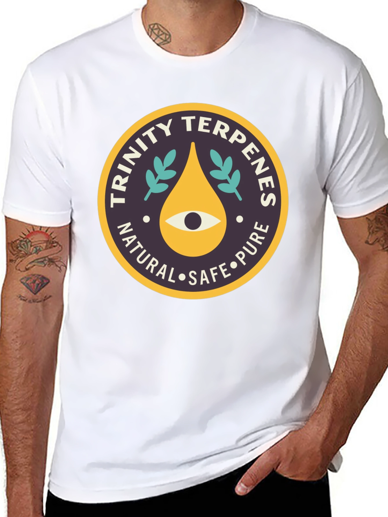 Trinity Terpenes Black Graphic Tee