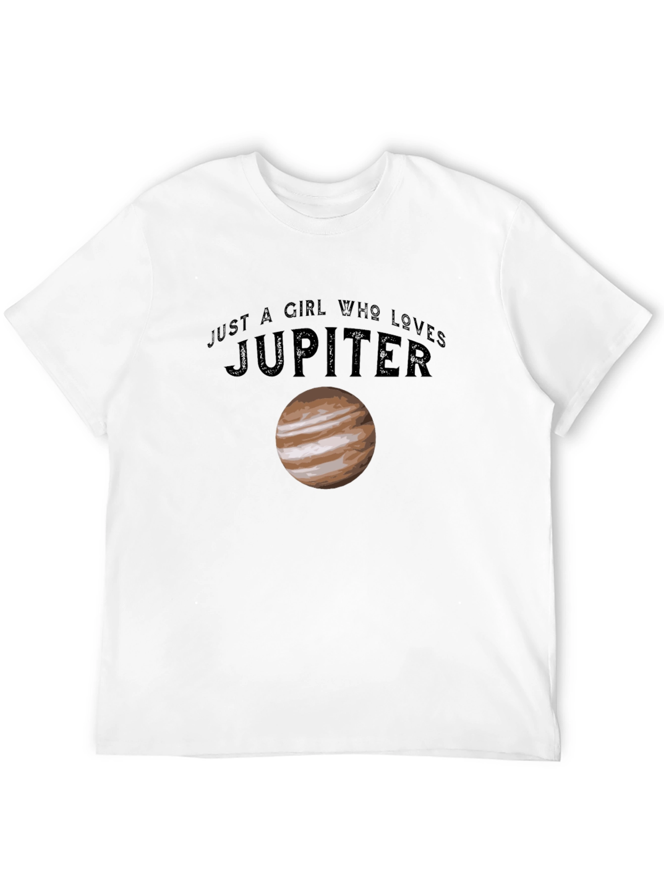 Just A Girl Who Loves Jupiter Graphic Tee