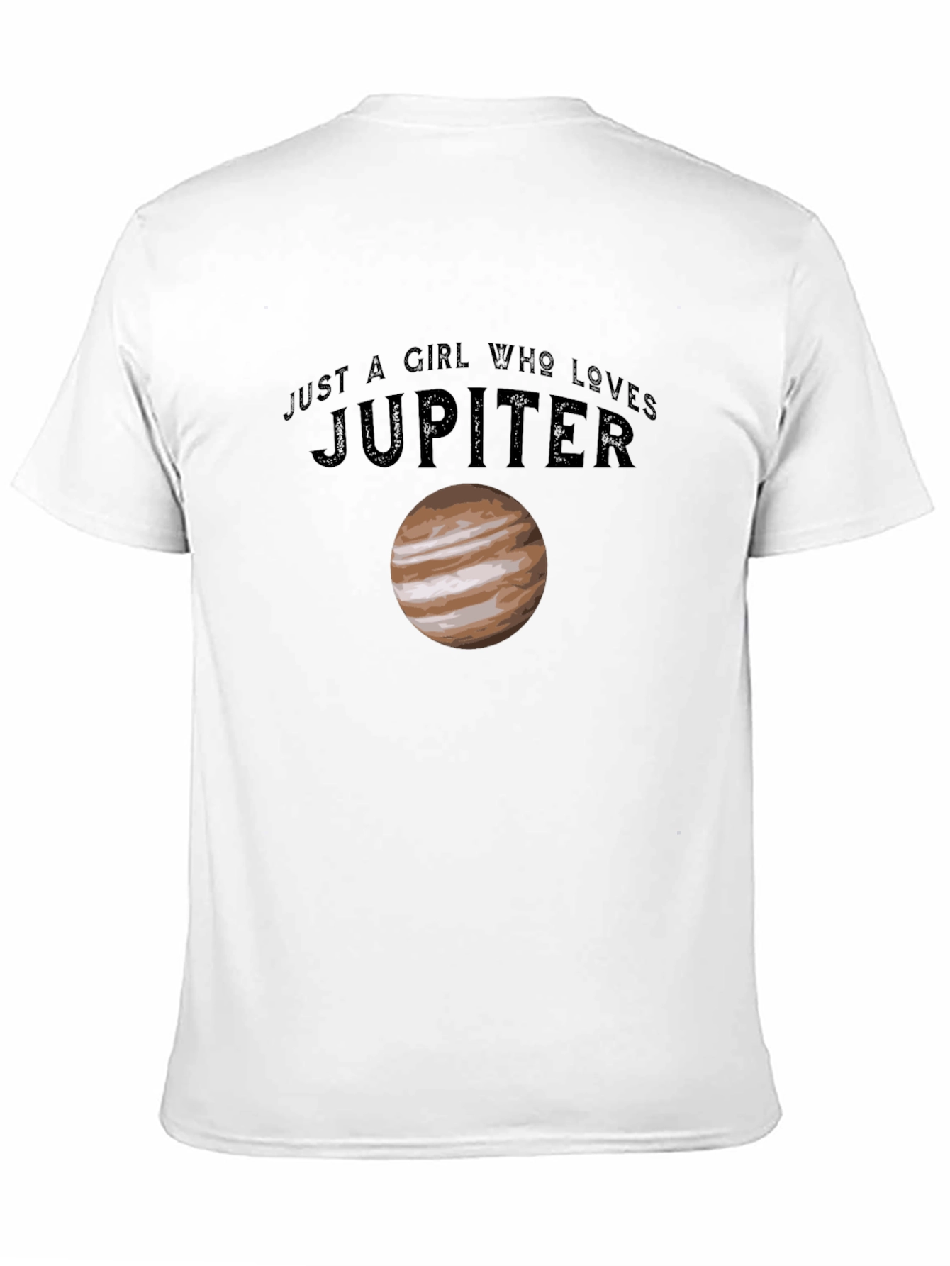 Just A Girl Who Loves Jupiter Graphic Tee