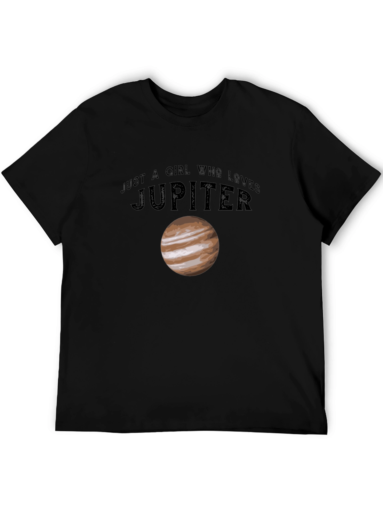Just A Girl Who Loves Jupiter Graphic Tee