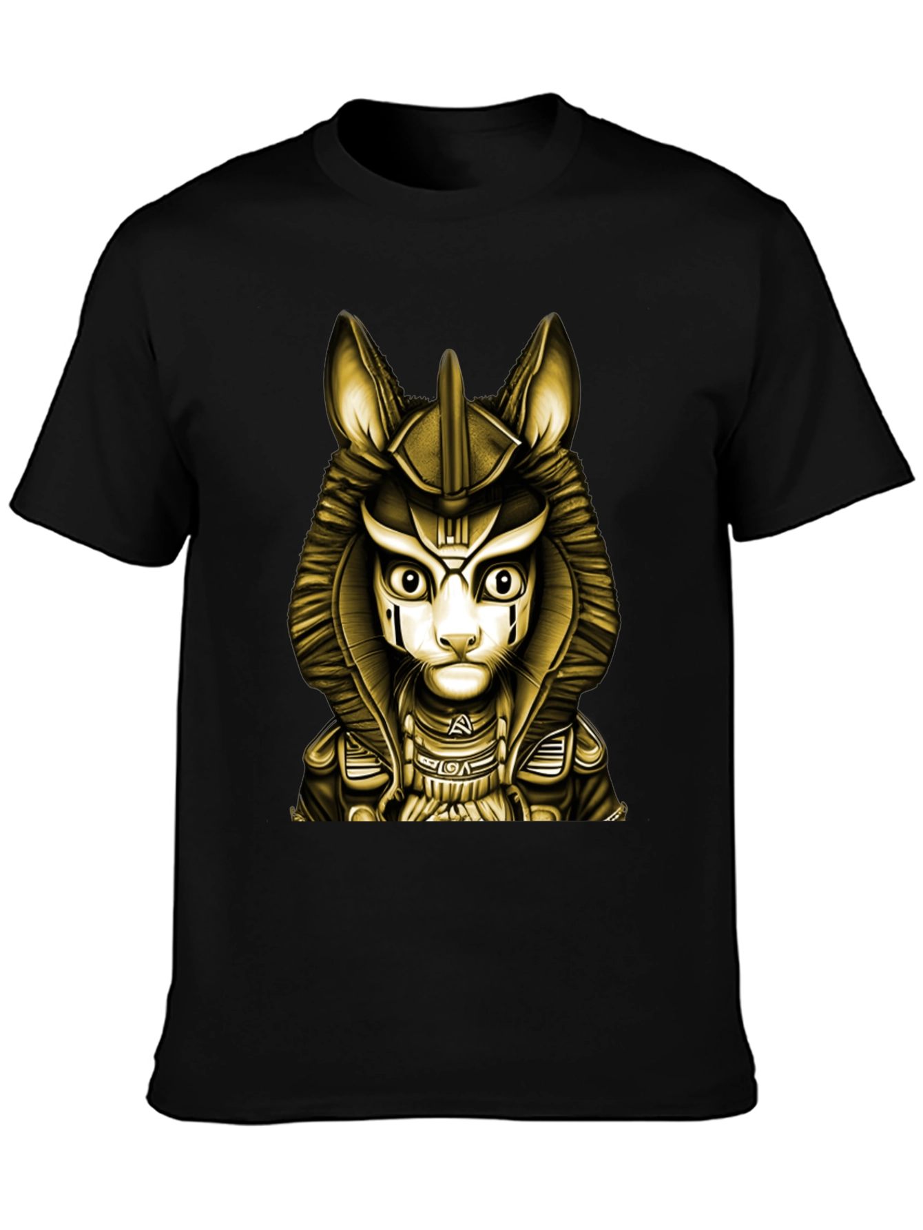 Egyptian Cat God T-Shirt - Anubis Style
