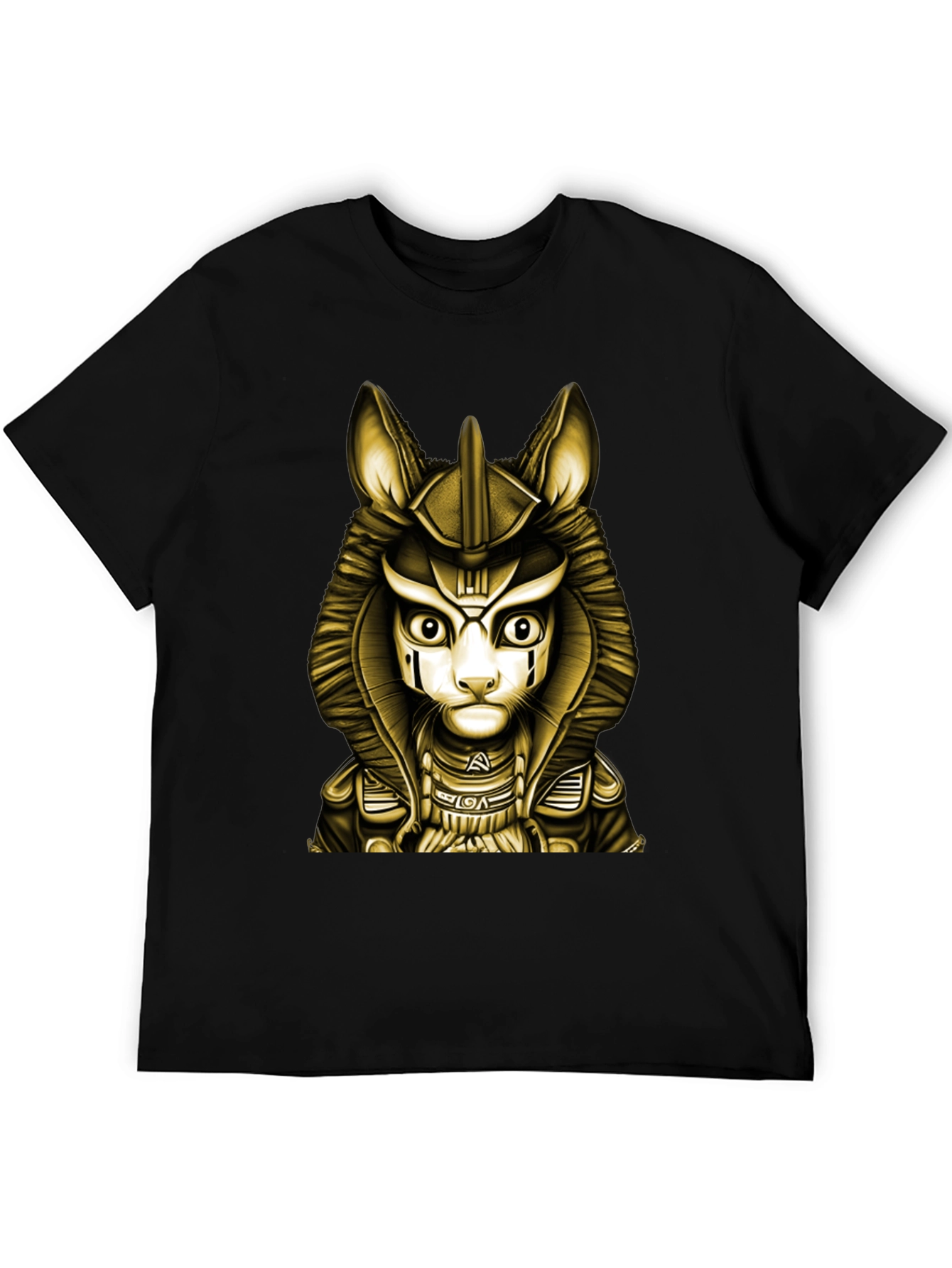 Egyptian Cat God T-Shirt - Anubis Style