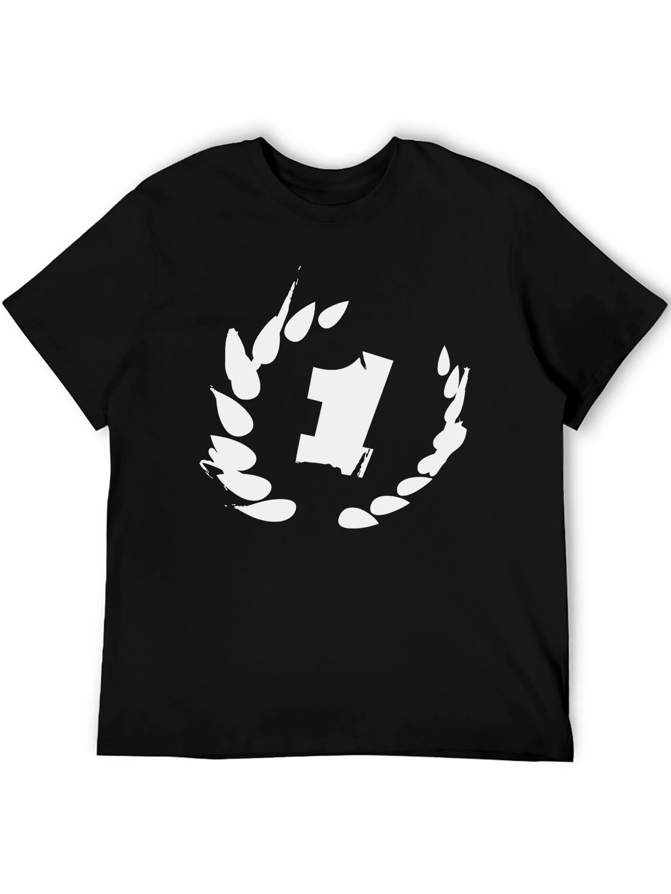 Number One T-Shirt - Black Graphic Tee