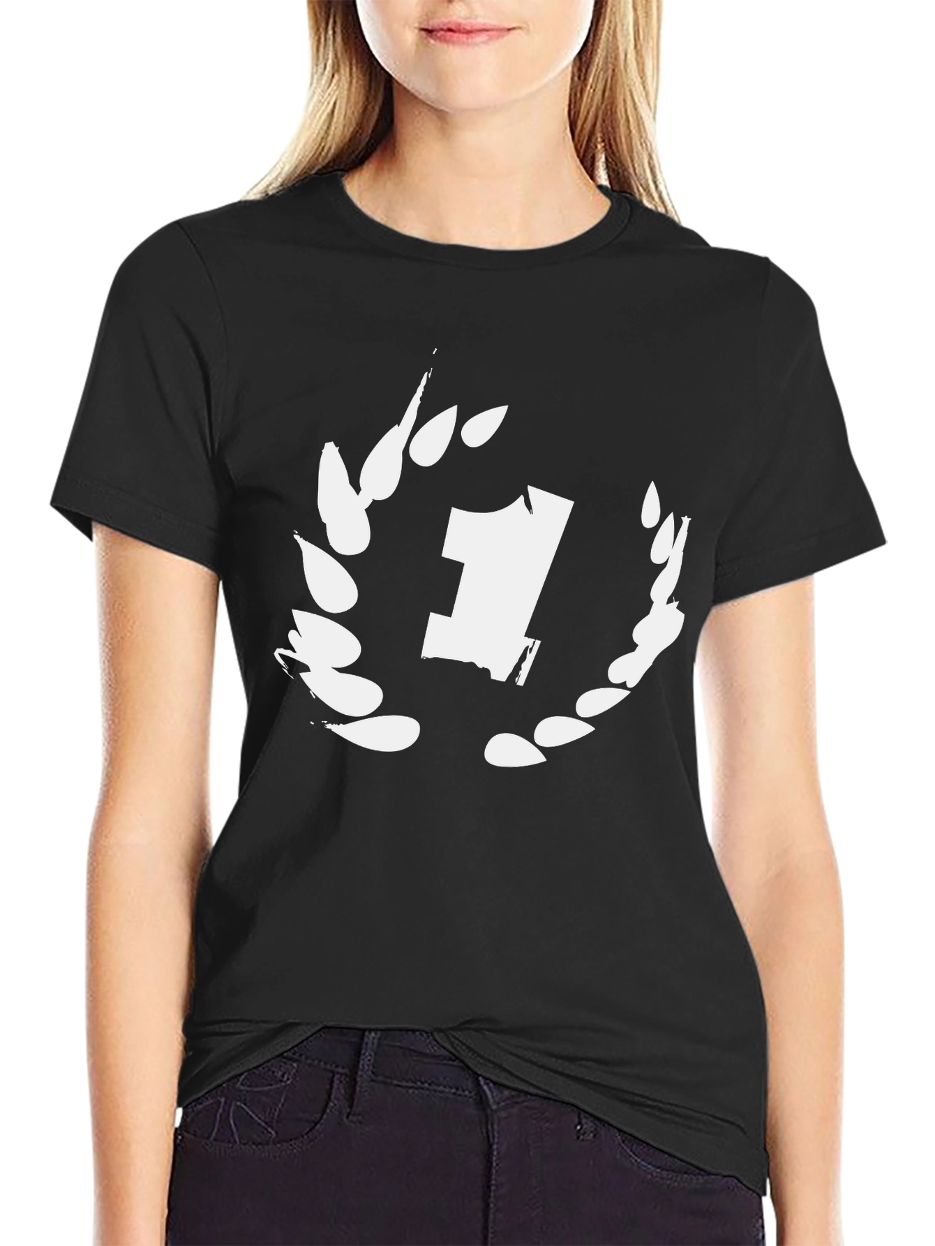 Number One T-Shirt - Black Graphic Tee