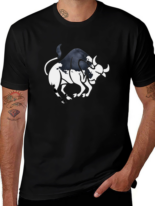 Black Bull Graphic Tee - Bold & Stylish