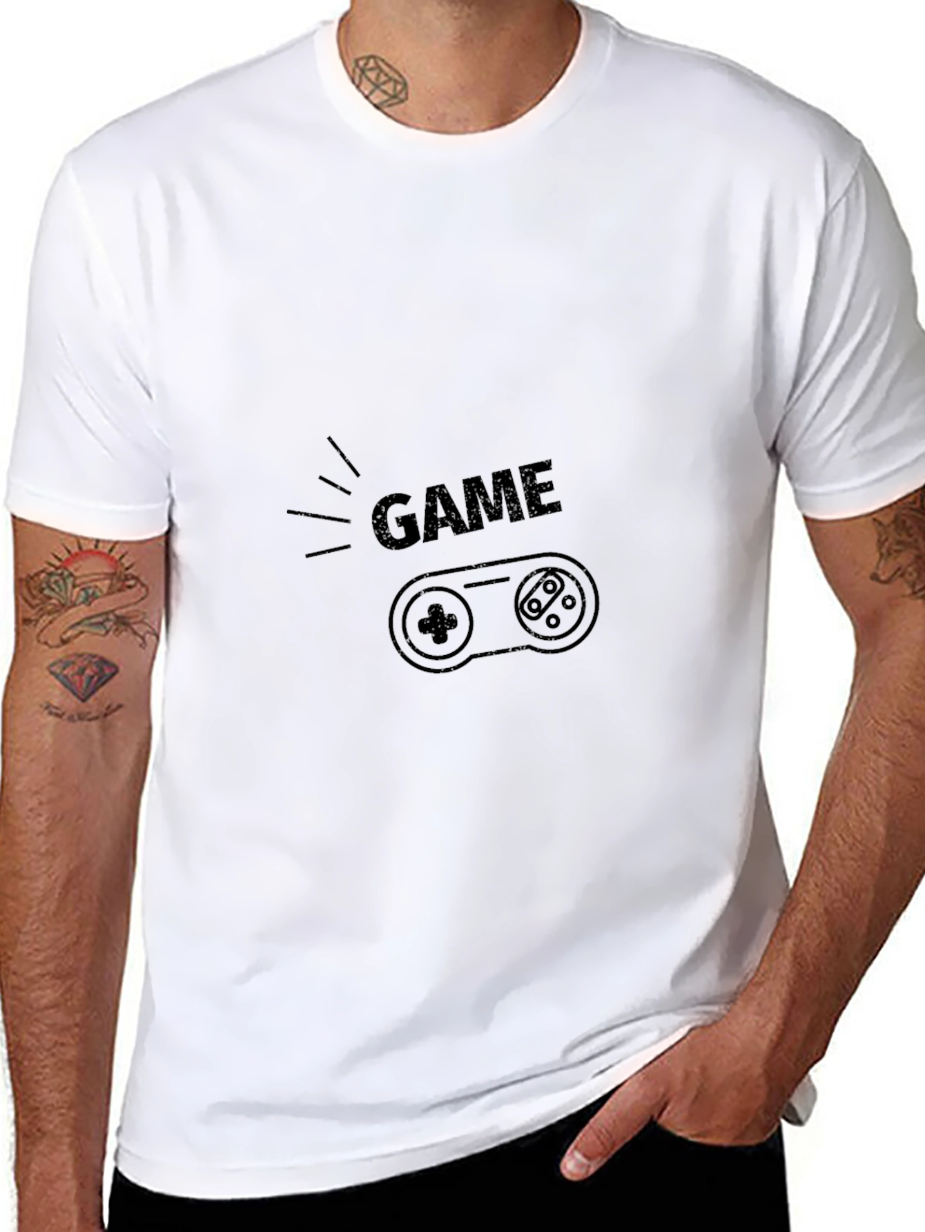 Gamer T-Shirt - Black Graphic Tee