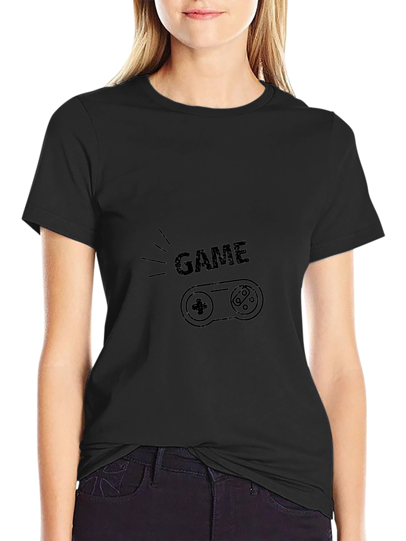 Gamer T-Shirt - Black Graphic Tee