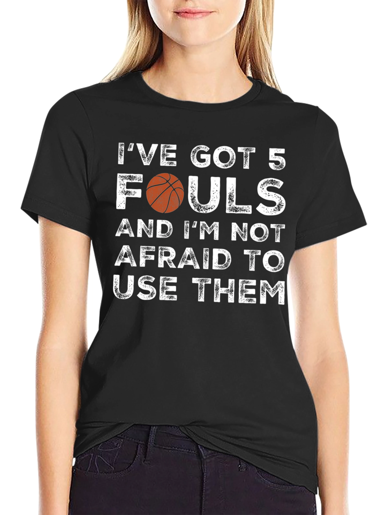 Basketball Fouls Graphic T-Shirt