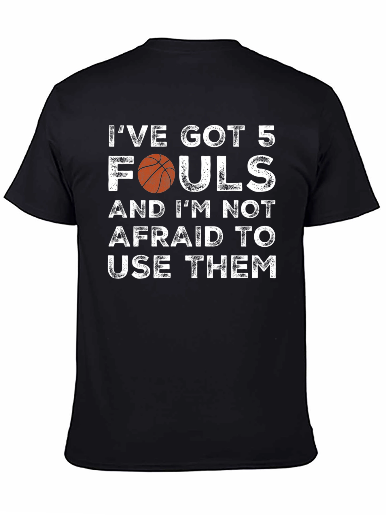 Basketball Fouls Graphic T-Shirt