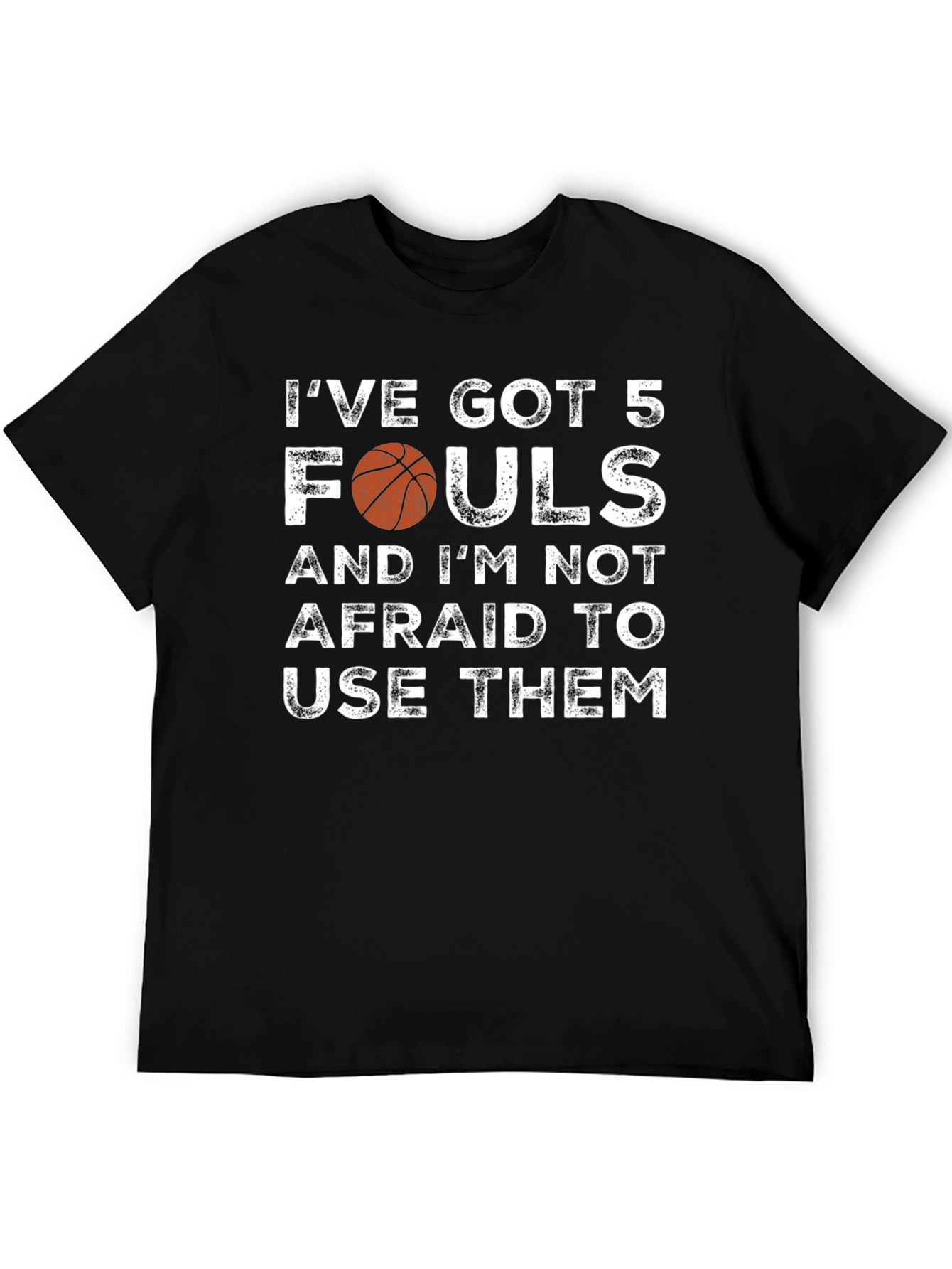 Basketball Fouls Graphic T-Shirt