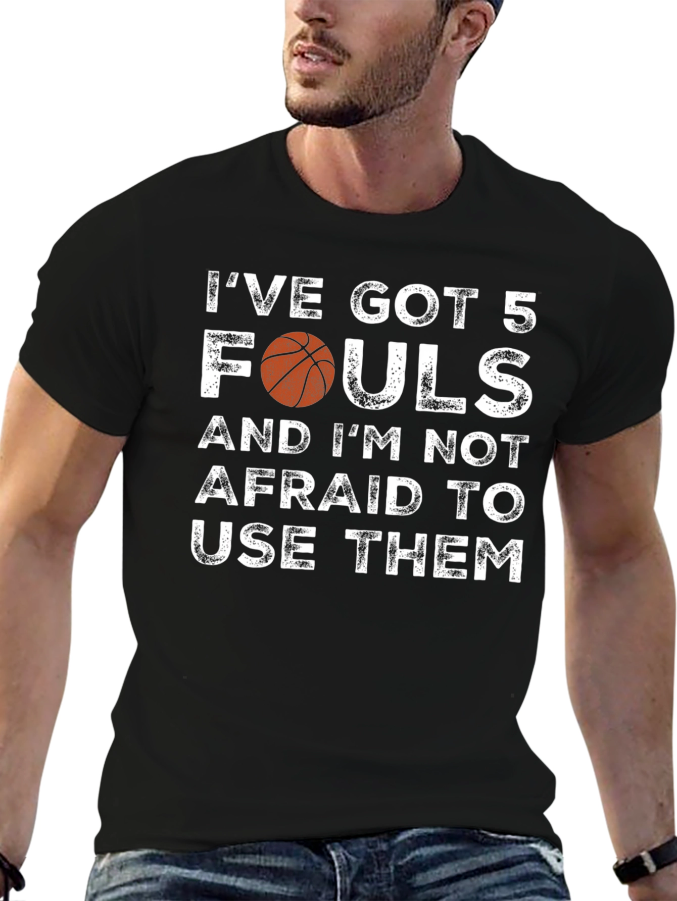Basketball Fouls Graphic T-Shirt