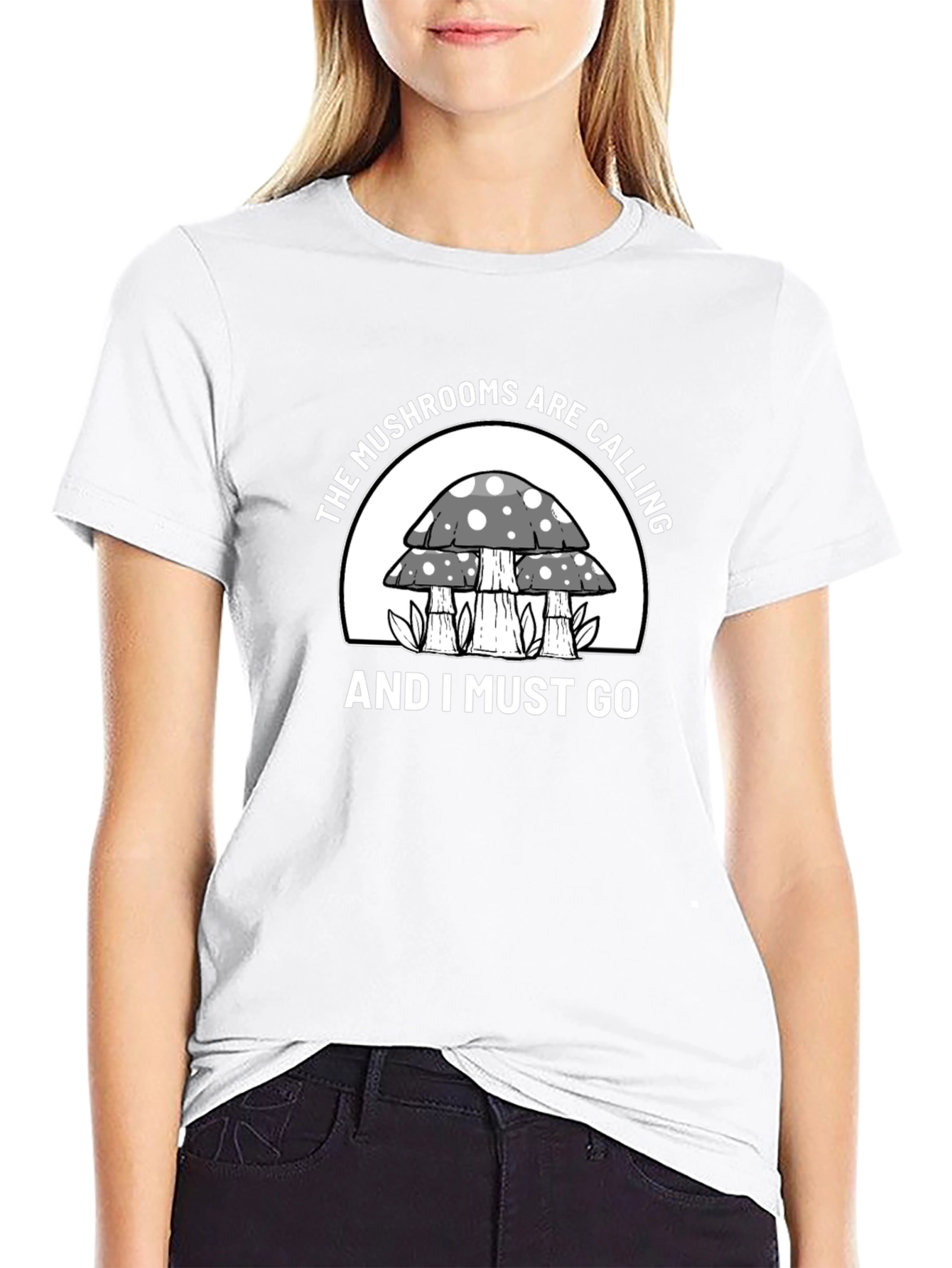 Mushroom Calling T-Shirt - Nature Lover Tee