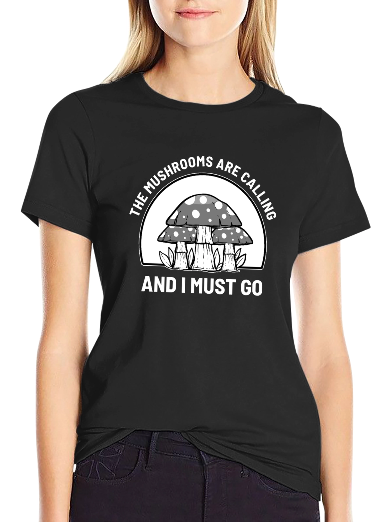 Mushroom Calling T-Shirt - Nature Lover Tee