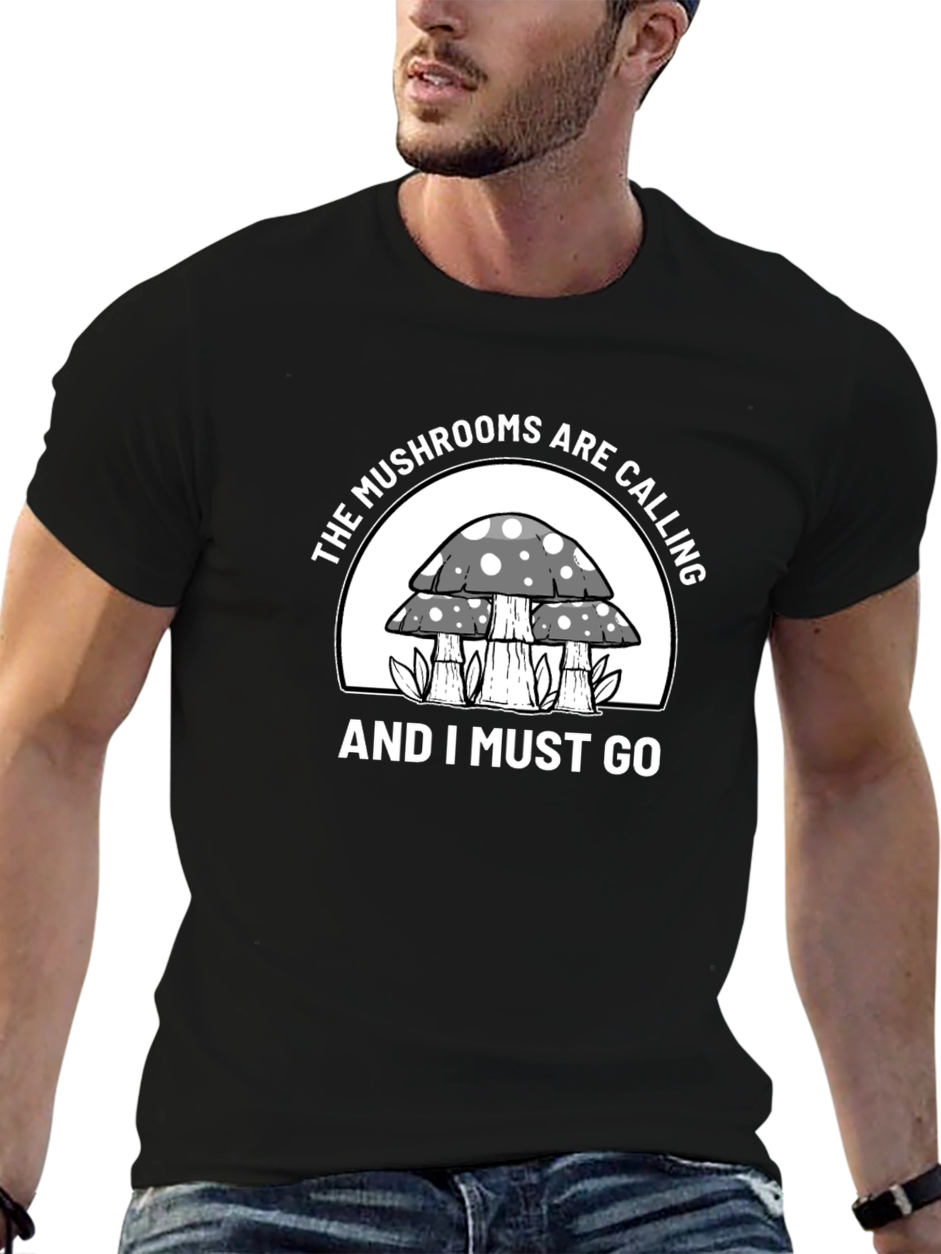 Mushroom Calling T-Shirt - Nature Lover Tee