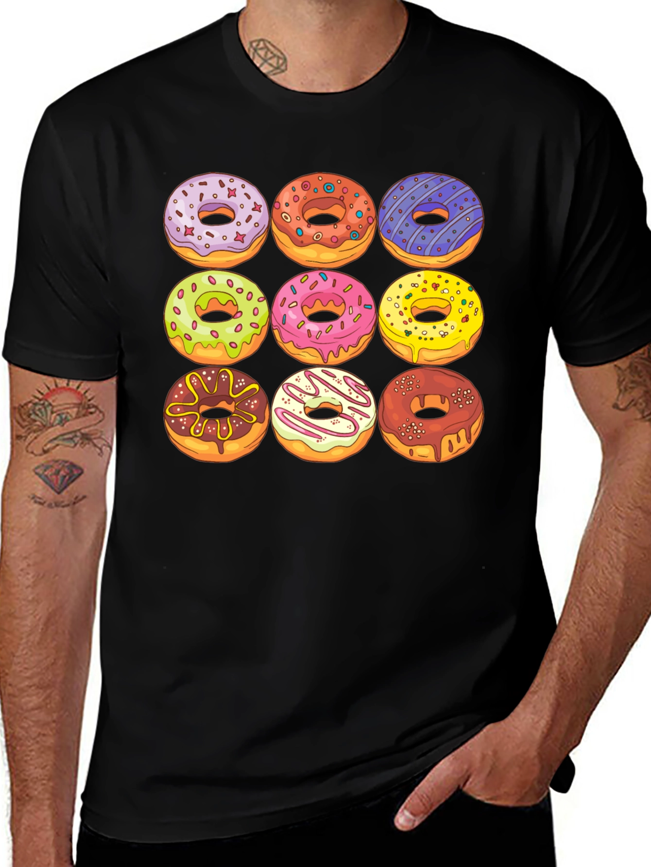 Donut Delight T-Shirt - Sweet Treat Design
