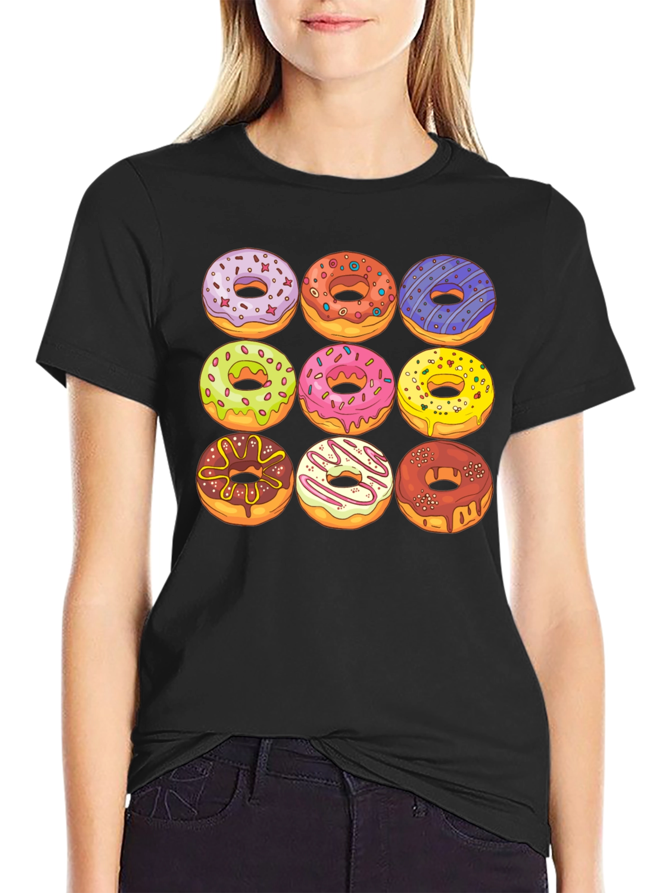 Donut Delight T-Shirt - Sweet Treat Design