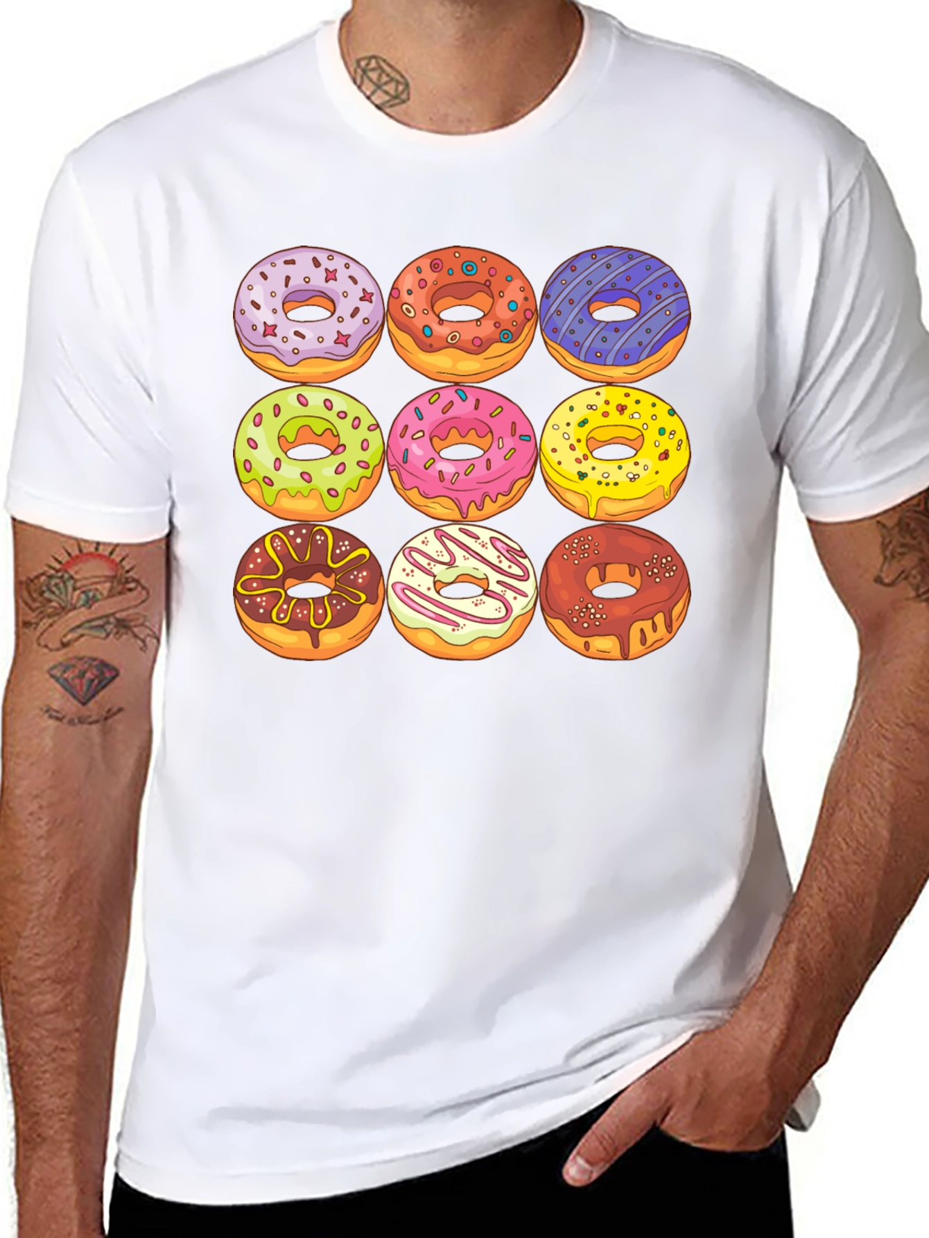 Donut Delight T-Shirt - Sweet Treat Design