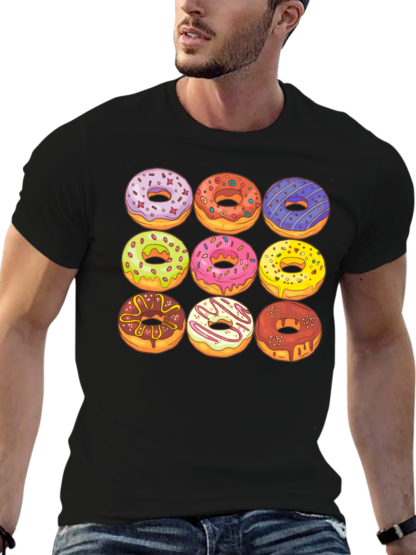 Donut Delight T-Shirt - Sweet Treat Design